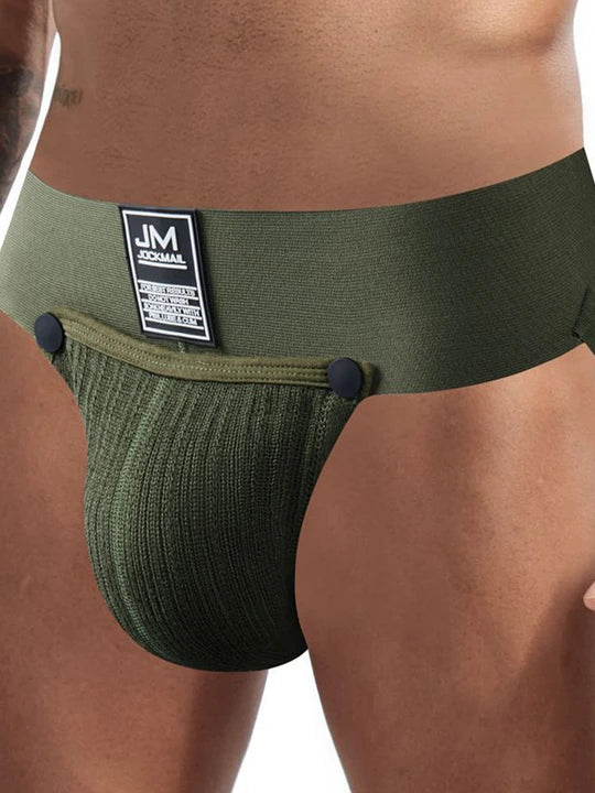Men's Double Belt Detachable Thong - HDZ024 - YDressup