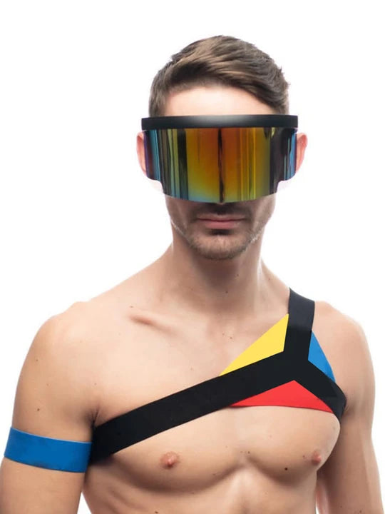 Men's Stage Rainbow Shoulder Chest Strap - YNY150