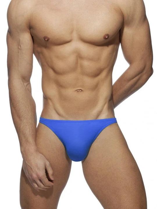 Men's Solid Colour Sexy Cup Swim Briefs - YK004