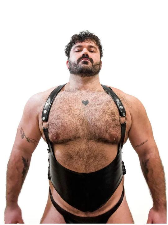 Leather Body Harness（without hat）- KB009