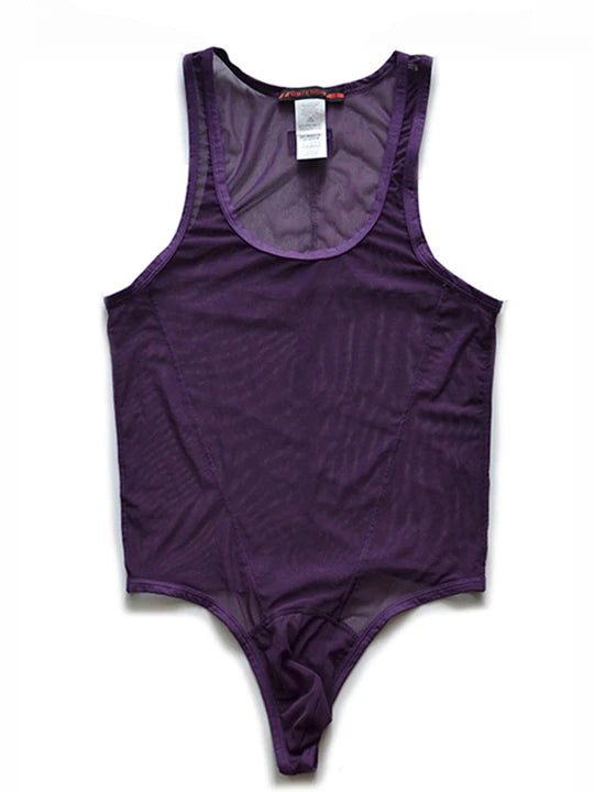 Mesh Breathable Nylon Bodysuit - LTY043 - YDressup