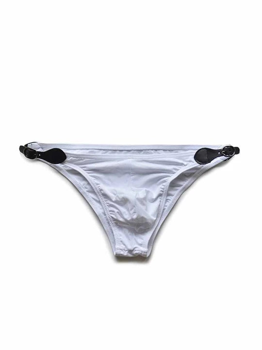 D.M Men's Double Side Button Low Rise Briefs - YK053 - YDressup