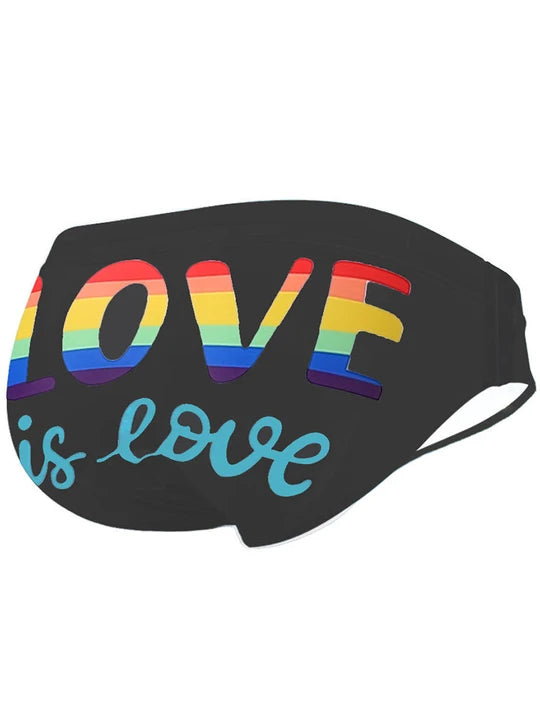 Love Is Love Rainbow Sexy Bikini Briefs - YK017