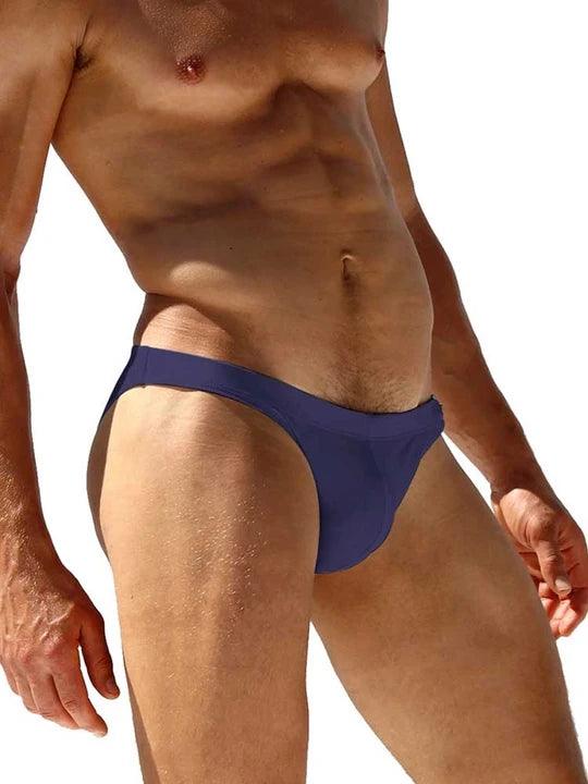 Men's Low Rise Metal Buckle Swim Bikini - YK001 - YDressup