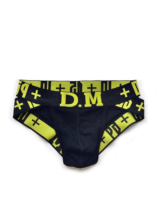 D.M Low Waist Sexy Men's High Briefs - SJK047