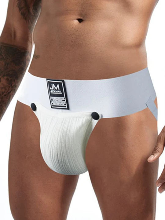Men's Double Belt Detachable Thong - HDZ024 - YDressup