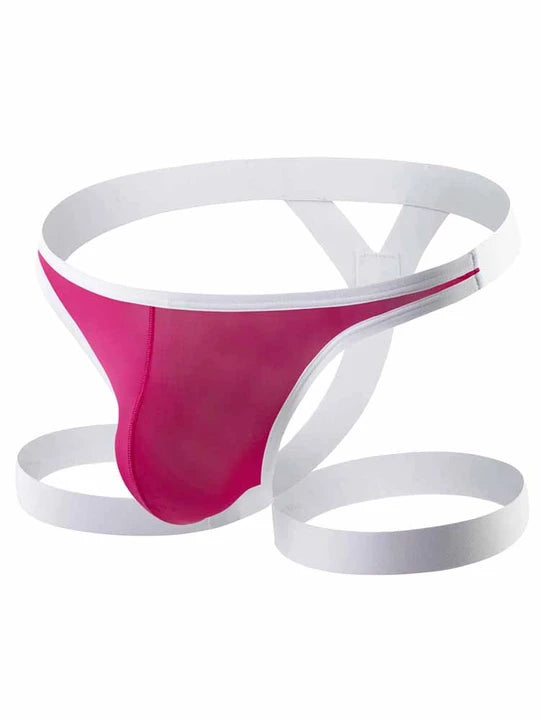 Men's Ice Silk Leg Band Thong - HDZ007