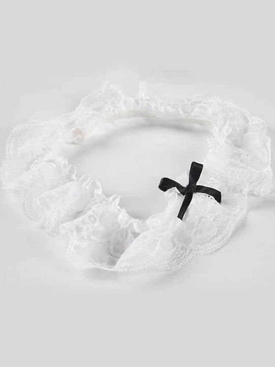 Men's Sexy Mesh Maid Uniform Set - ZF005 - YDressup