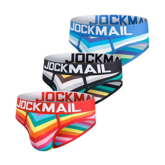 Jockmail Striped Briefs 3-Pack - SJK046