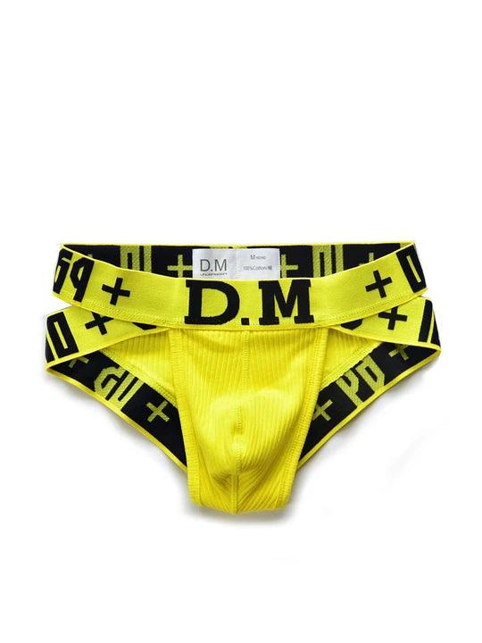 D.M Low Waist Sexy Men's High Briefs - SJK047