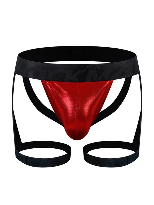 Jockmail Hollow Out Four Corner Nylon Thongs - HDZ010 - YDressup