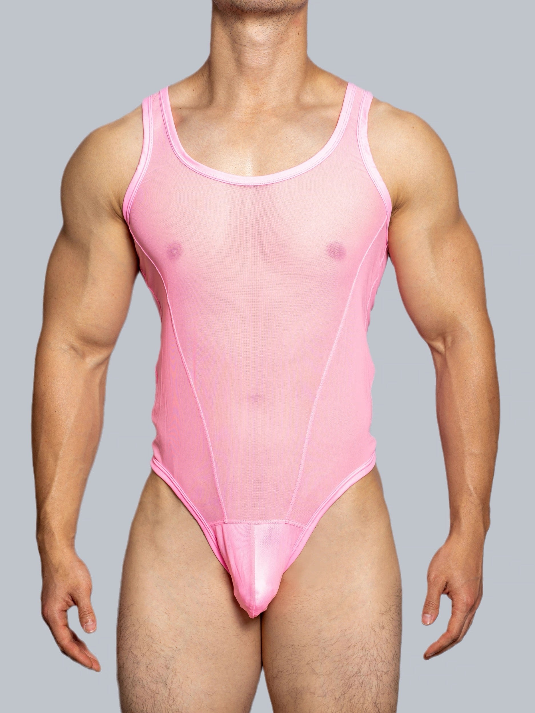 Mesh Breathable Nylon Bodysuit - LTY043 - YDressup