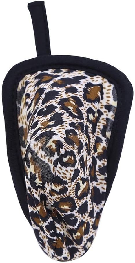 Men’s Leopard Print C-String Thong - CS004 - YDressup