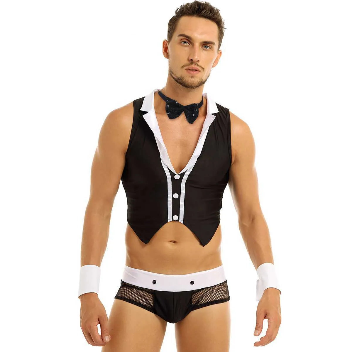 Men's Playful Maid Costume - ZF022 - YDressup