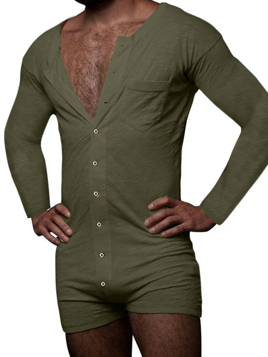 Men's One Piece Tight Romper - LTY020