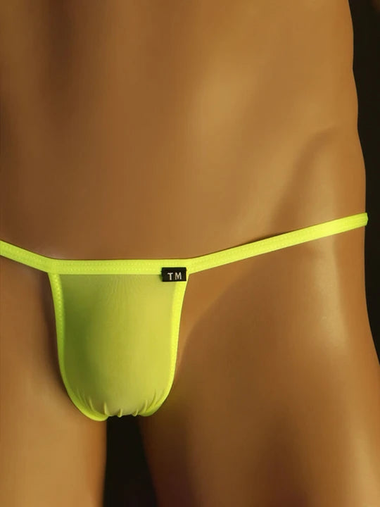 Men's Sexy Low Rise Translucent Thong - DZK044 - YDressup