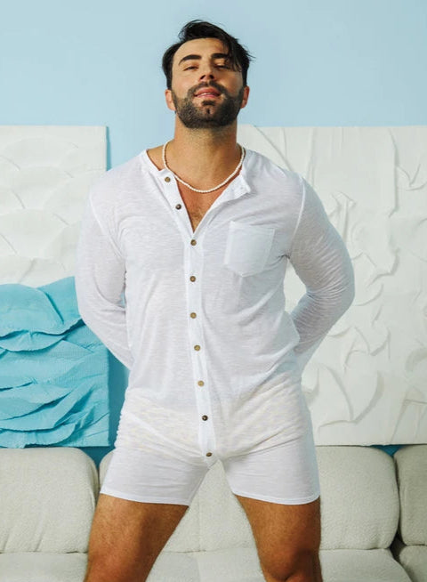Men's One Piece Tight Romper - LTY020