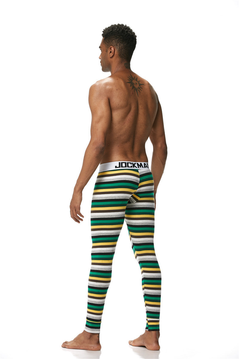 JOCKMAIL Men's Thin Cotton Striped Thermal Underwear - YNY144