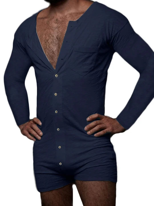 Men's One Piece Tight Romper - LTY020