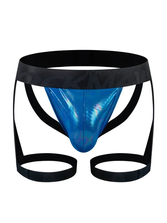 Jockmail Hollow Out Four Corner Nylon Thongs - HDZ010 - YDressup