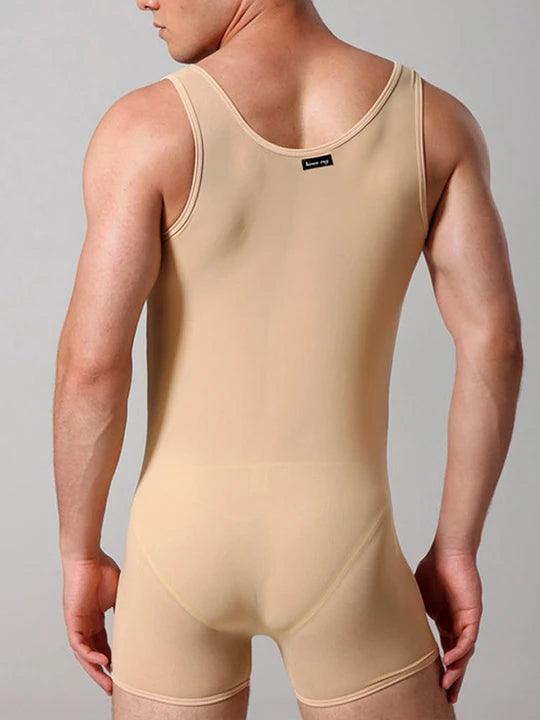Men's Mesh Elastic Bodysuit - LTY018 - YDressup