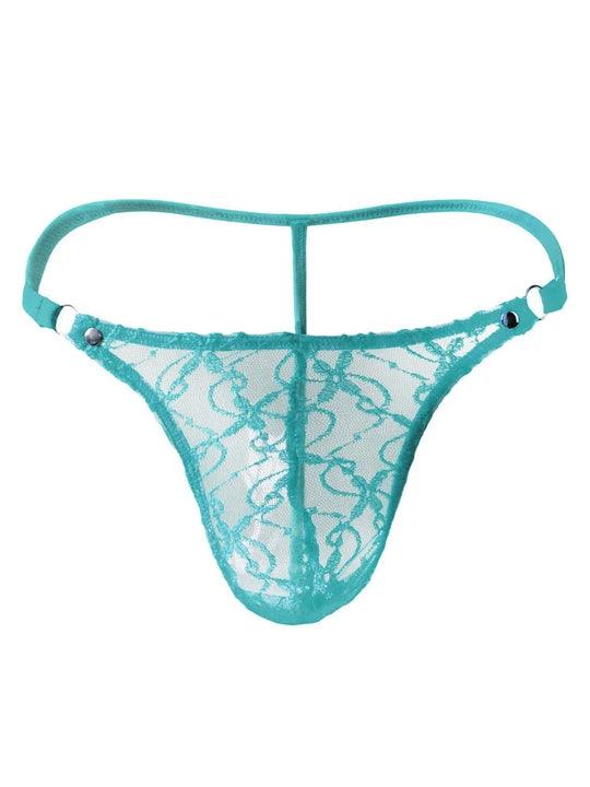 Men's Transparent Mesh Thong - GZK015 - YDressup