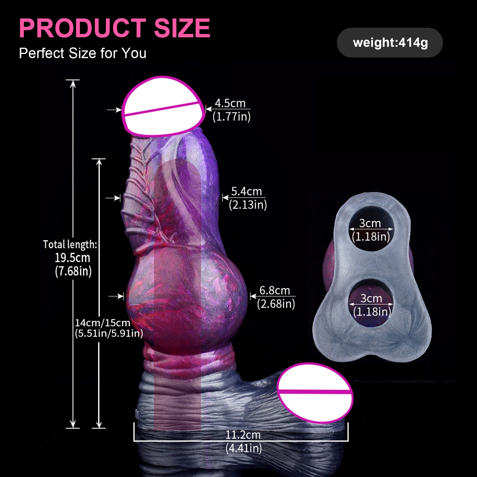 Men's Hollow Penis Sleeve - AD001