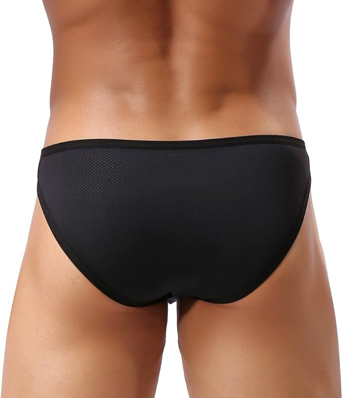 Sexy Micro Mesh Briefs Soft Breathable Bulge Pouch Underwear - SJK002