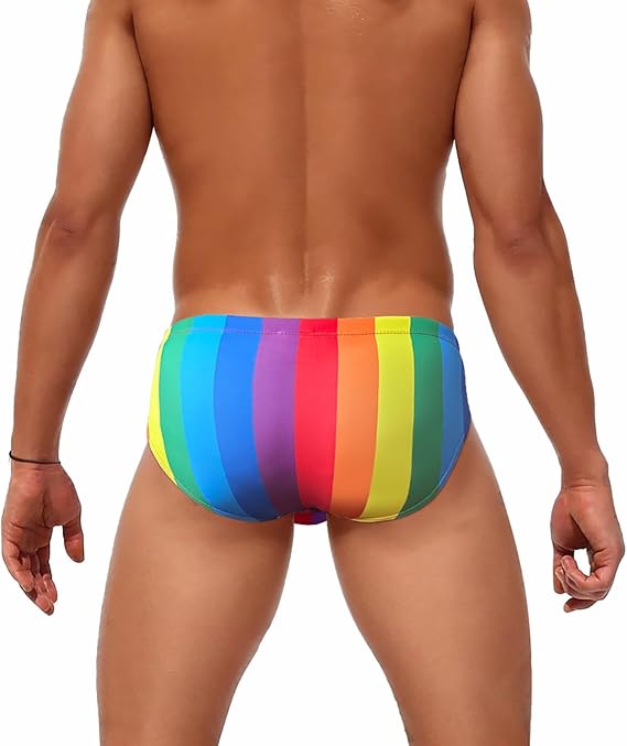 Rainbow Swim Briefs – Low Rise Sexy Fit - YK069 - YDressup