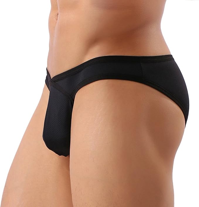Sexy Micro Mesh Briefs Soft Breathable Bulge Pouch Underwear - SJK002