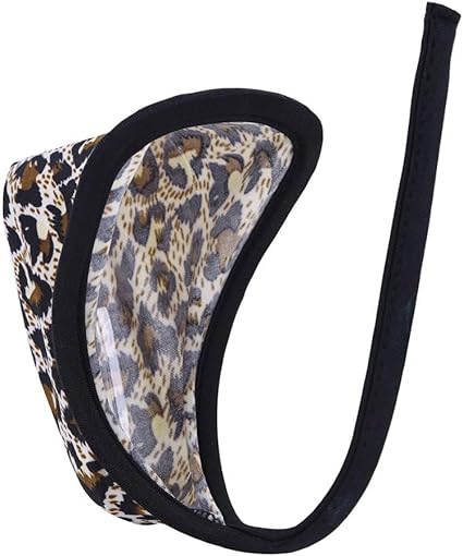 Men’s Leopard Print C-String Thong - CS004 - YDressup
