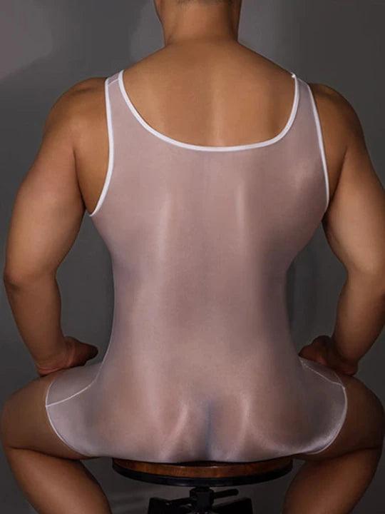 Men's Sexy Thin Transparent Bodysuits - LTY012 - YDressup
