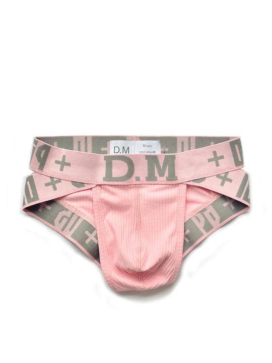 D.M Low Waist Sexy Men's High Briefs - SJK047