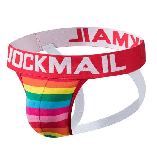 Rainbow Stripe Cotton Pride Jockstrap - YNY070