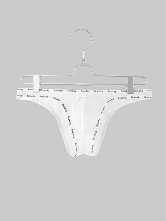 Men's Sexy Low-Rise See-Through Mesh Elastic Briefs - SJK012 - YDressup