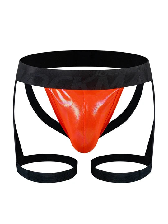 Jockmail Hollow Out Four Corner Nylon Thongs - HDZ010 - YDressup