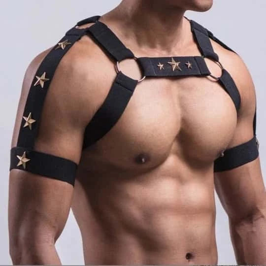 Fluorescent Glow In The Dark Elastic Harness - KB062