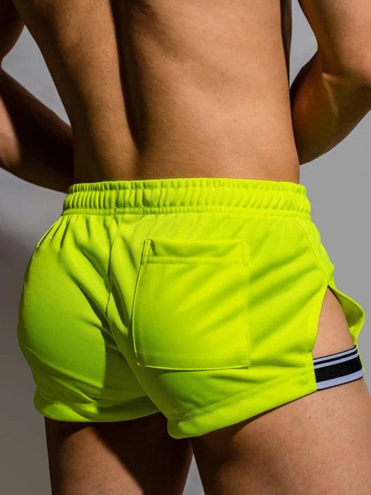 D.M Casual Low-waisted Drawstring Breathable Home Boxer Shorts - PJK027 - YDressup