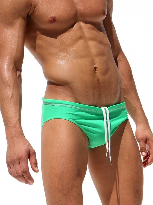 Men's Bikini Beach Fashion Swim Briefs - YK057