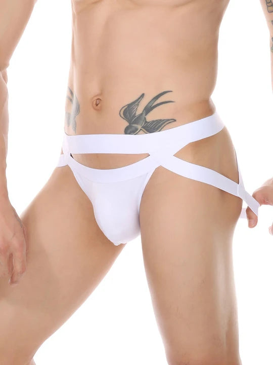 Men's Metal Ring Thong - HDZ022 - YDressup