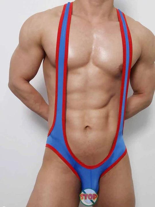Men's Mesh Breathable One-piece Bodysuit - LTY017 - YDressup