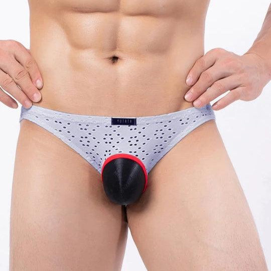 Peek-a-boo No Crotch Mesh Briefs - SJK033 - YDressup