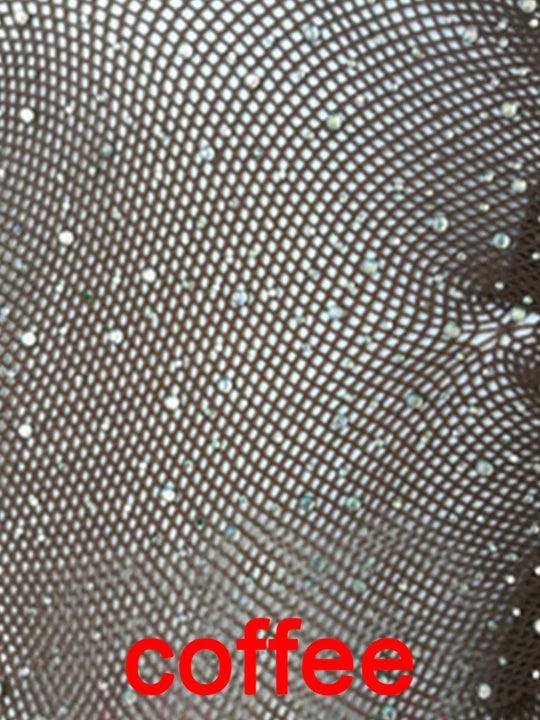 Men's High Stretch Color Zircon Fishnet Socks - CW005 - YDressup