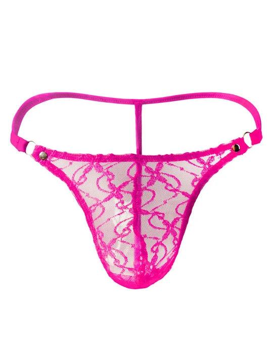 Men's Transparent Mesh Thong - GZK015 - YDressup