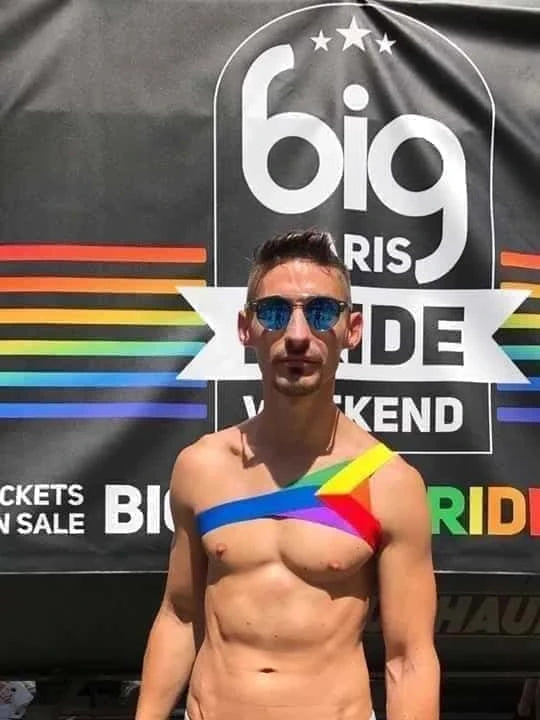 Men's Stage Rainbow Shoulder Chest Strap - YNY150
