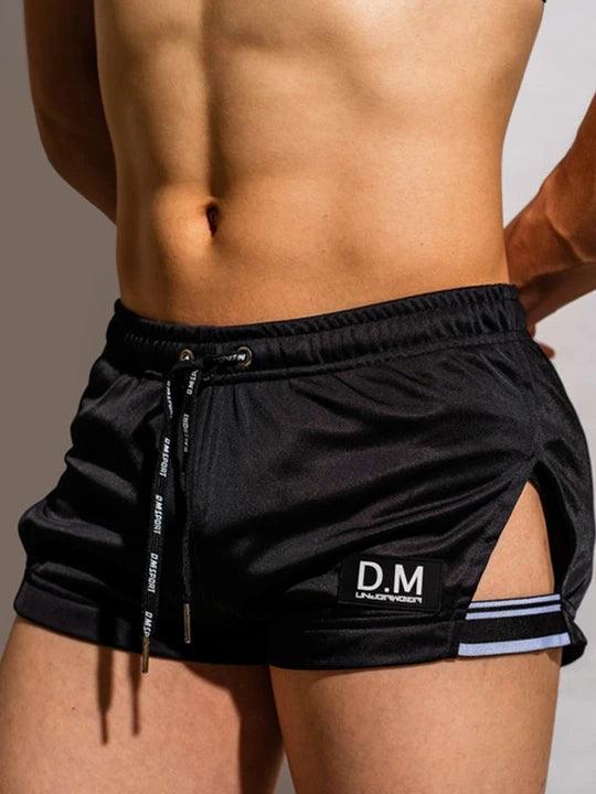 D.M Casual Low-waisted Drawstring Breathable Home Boxer Shorts - PJK027 - YDressup