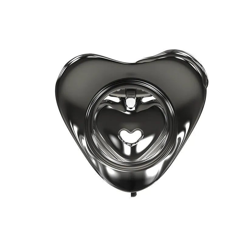 Sissy Spade Chastity Cage with Secure Lock Ring - YJS006