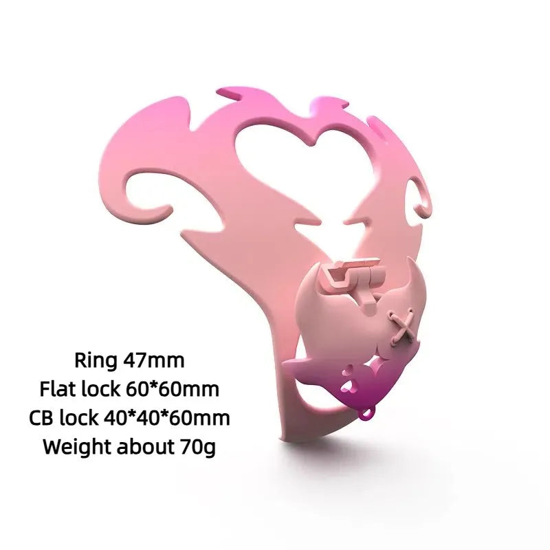 Angel 3D Sissy Chastity Cage - YJS007