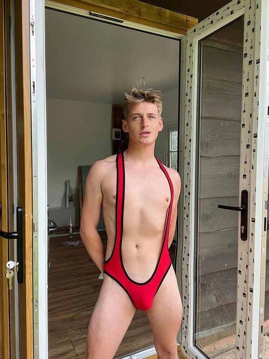 Men's Mesh Breathable One-piece Bodysuit - LTY017 - YDressup