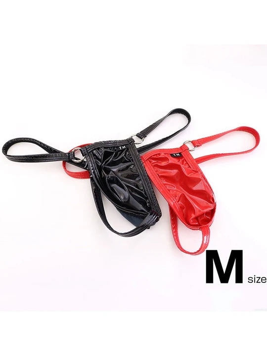 Men's Elastic Leather Thong - GZK023 - YDressup